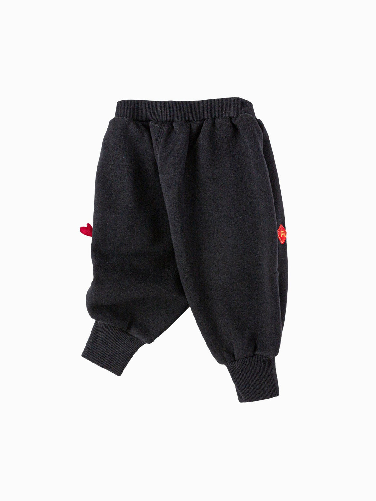 Balabala Children's Clothes Baby Trousers Boy Casual Pants Girl 2025 New Spring Clothes Baby Fleece Lined