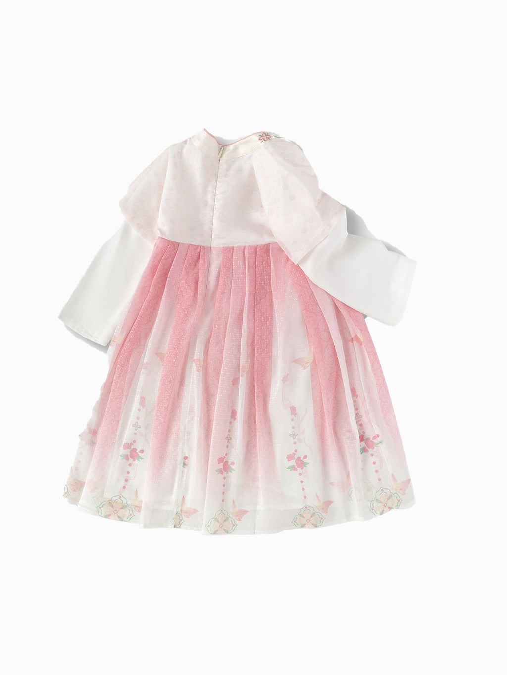 Balabala Girl Hanfu Dress Kids Skirt Red New Year's Outfit Chinese Style Dress