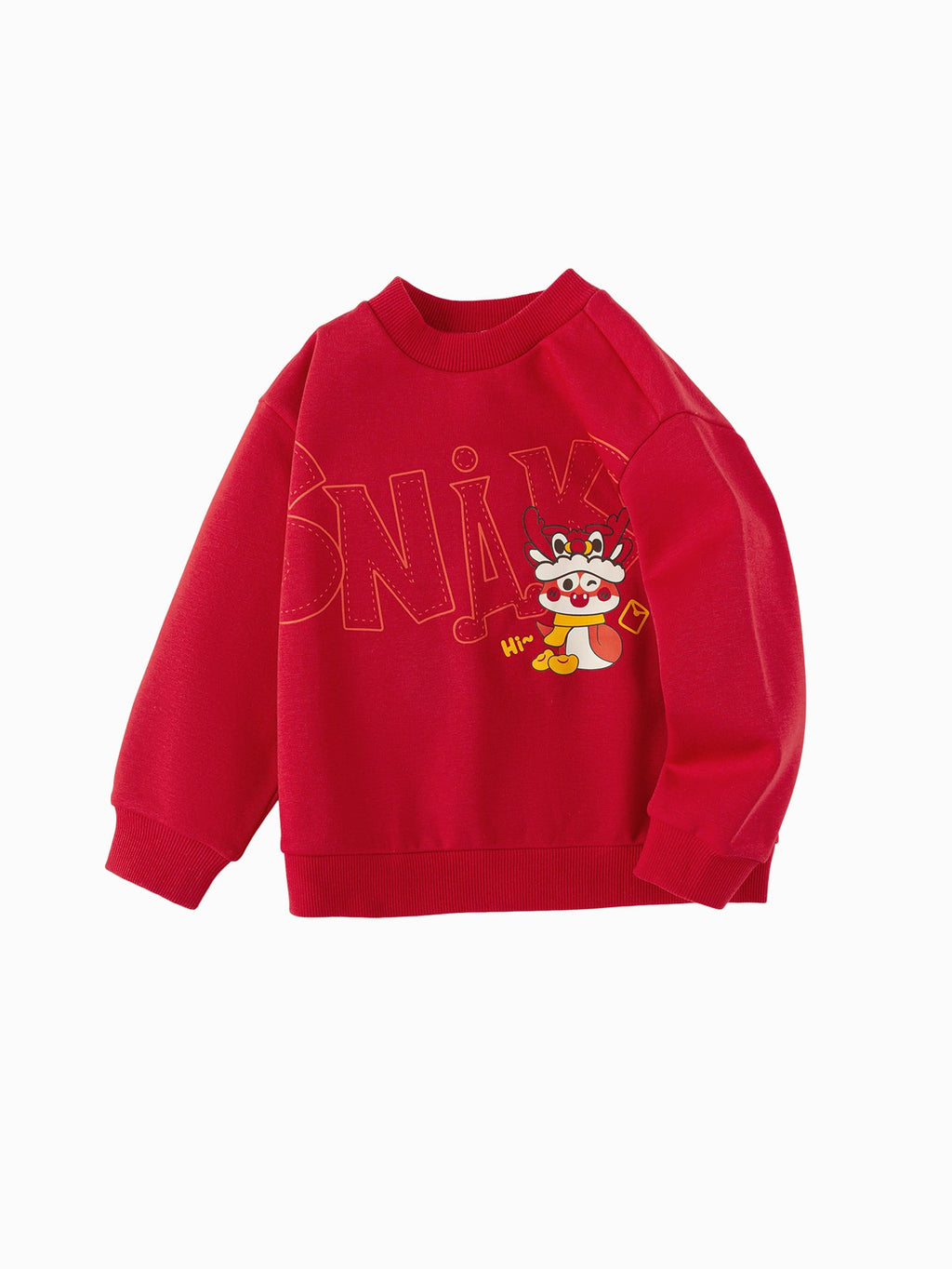 Balabala  children's sweater girls boys 2024 new fall and winter loose fashion tops