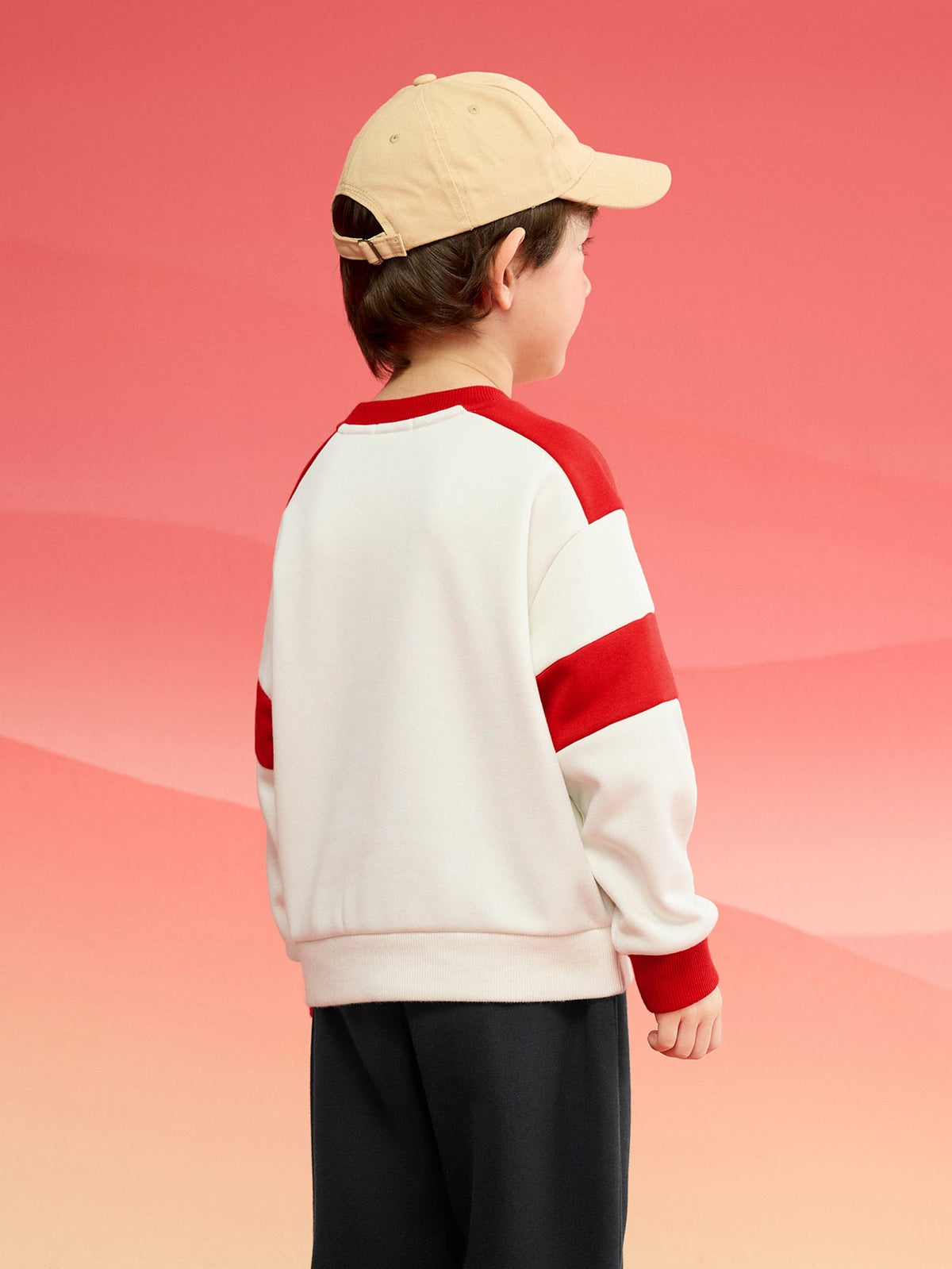 Balabala  children's sweater girls boys 2024 new fall and winter loose fashion tops