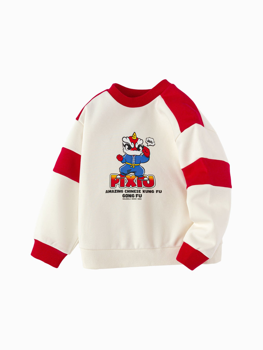 Balabala  children's sweater girls boys 2024 new fall and winter loose fashion tops