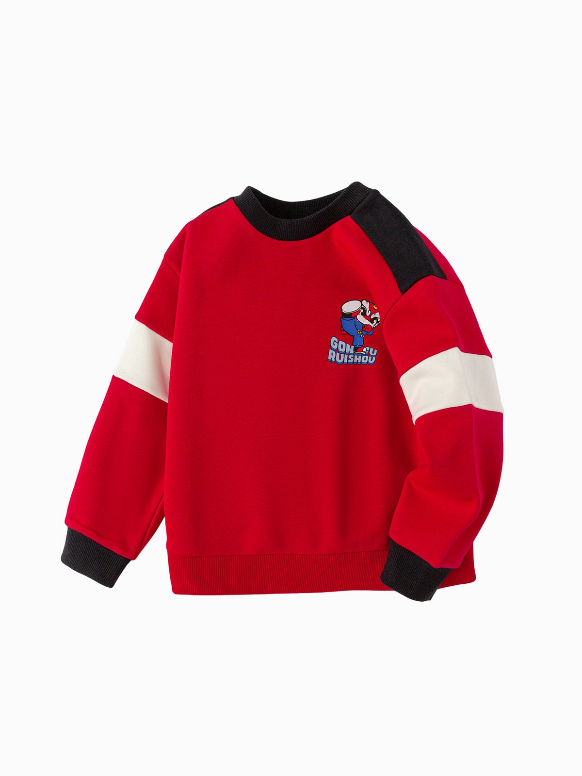 Balabala  children's sweater girls boys 2024 new fall and winter loose fashion tops