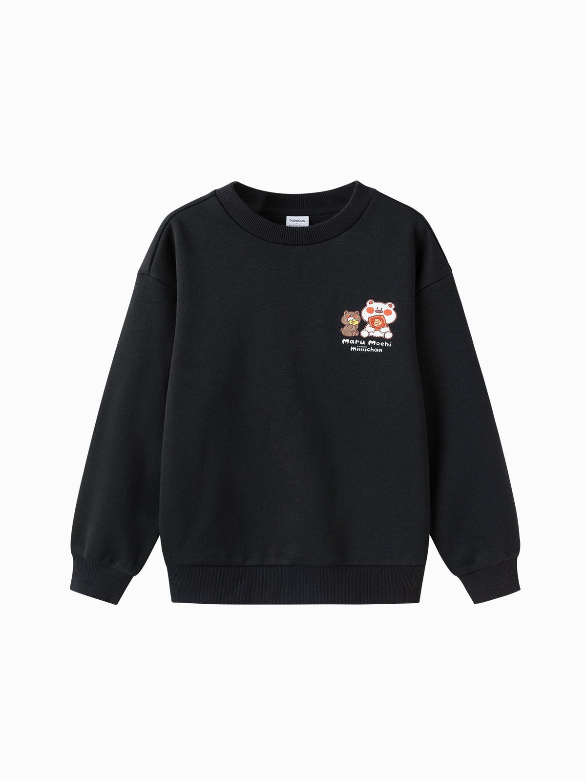 Balabala  children's sweater girls boys 2024 new fall and winter loose fashion tops