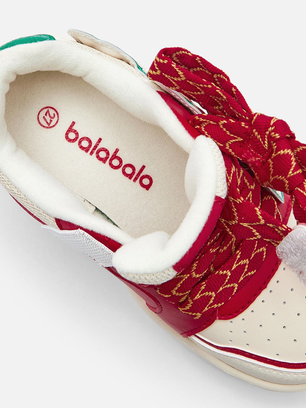 Balabala children's shoes for boys and girls sneakers small white shoes 2025 New Year