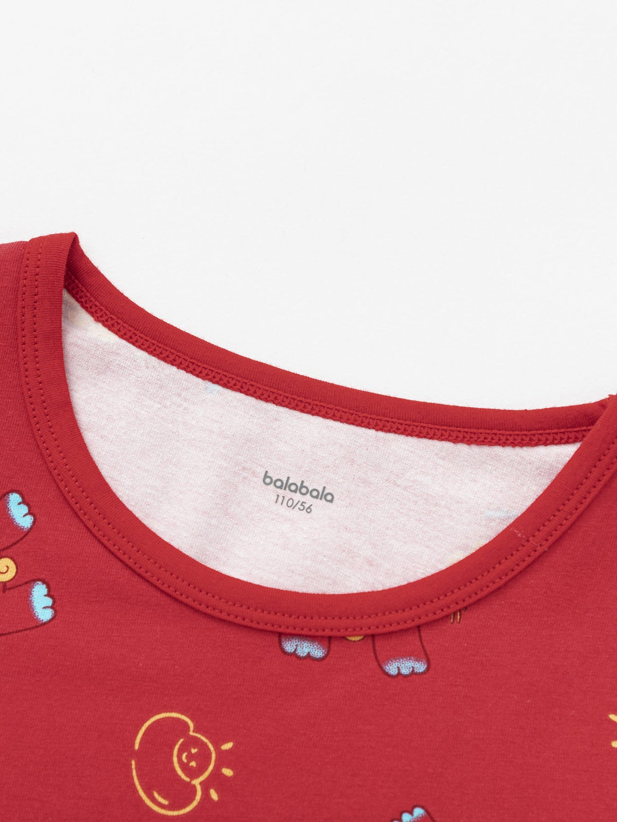 Balabala Baby Autumn Clothes Suit Year of the Snake Boy And Girl Thermal Underwear Animal Year Red Pajamas
