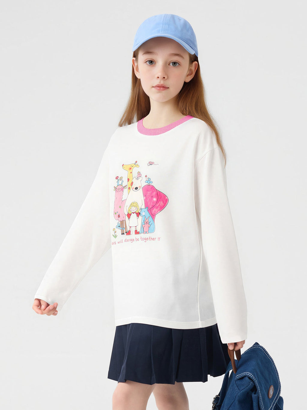 Balabala Girl Kids Long Sleeve T-Shirt