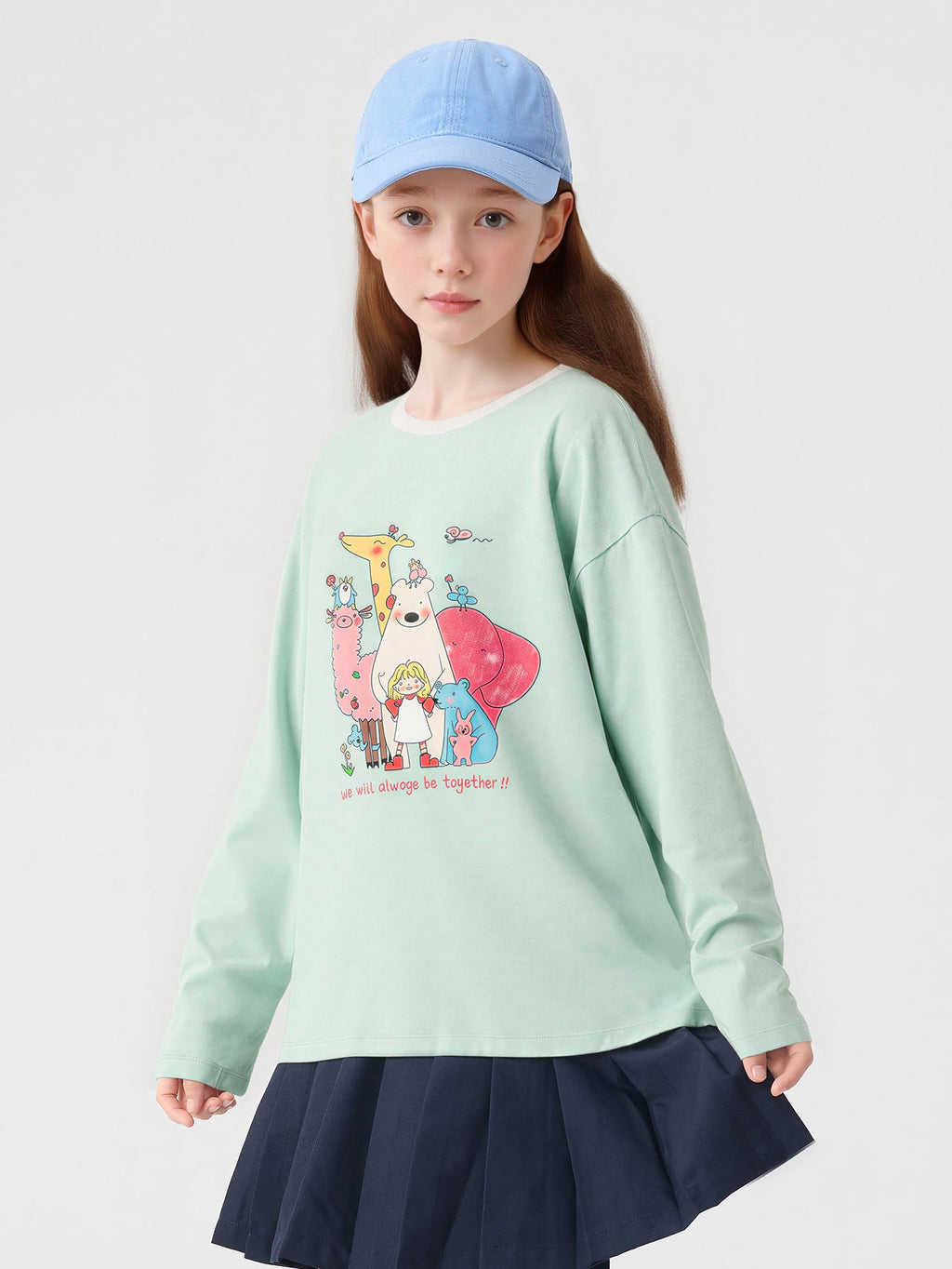 Balabala Girl Kids Long Sleeve T-Shirt