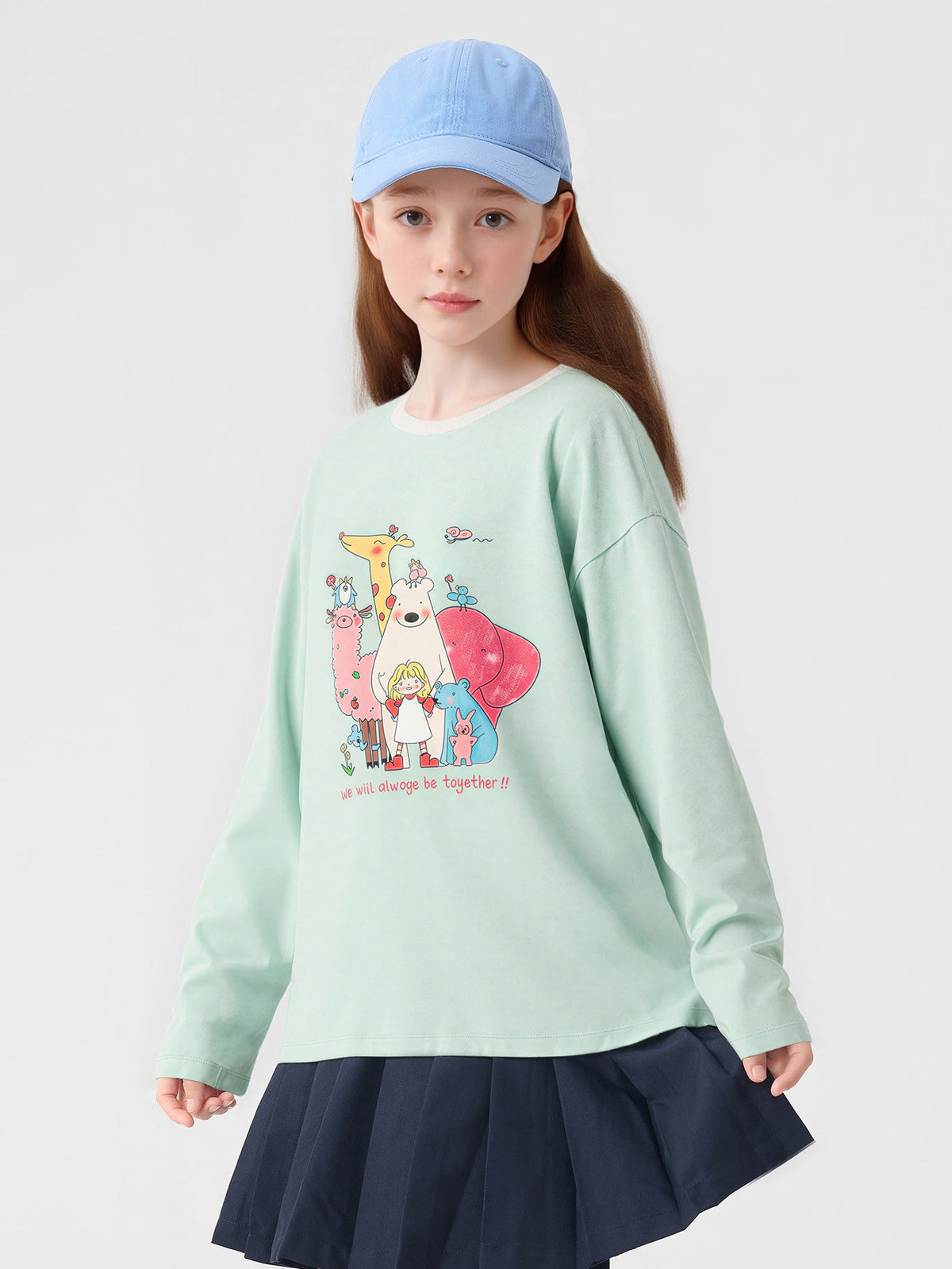 Balabala Girl Kids Long Sleeve T-Shirt