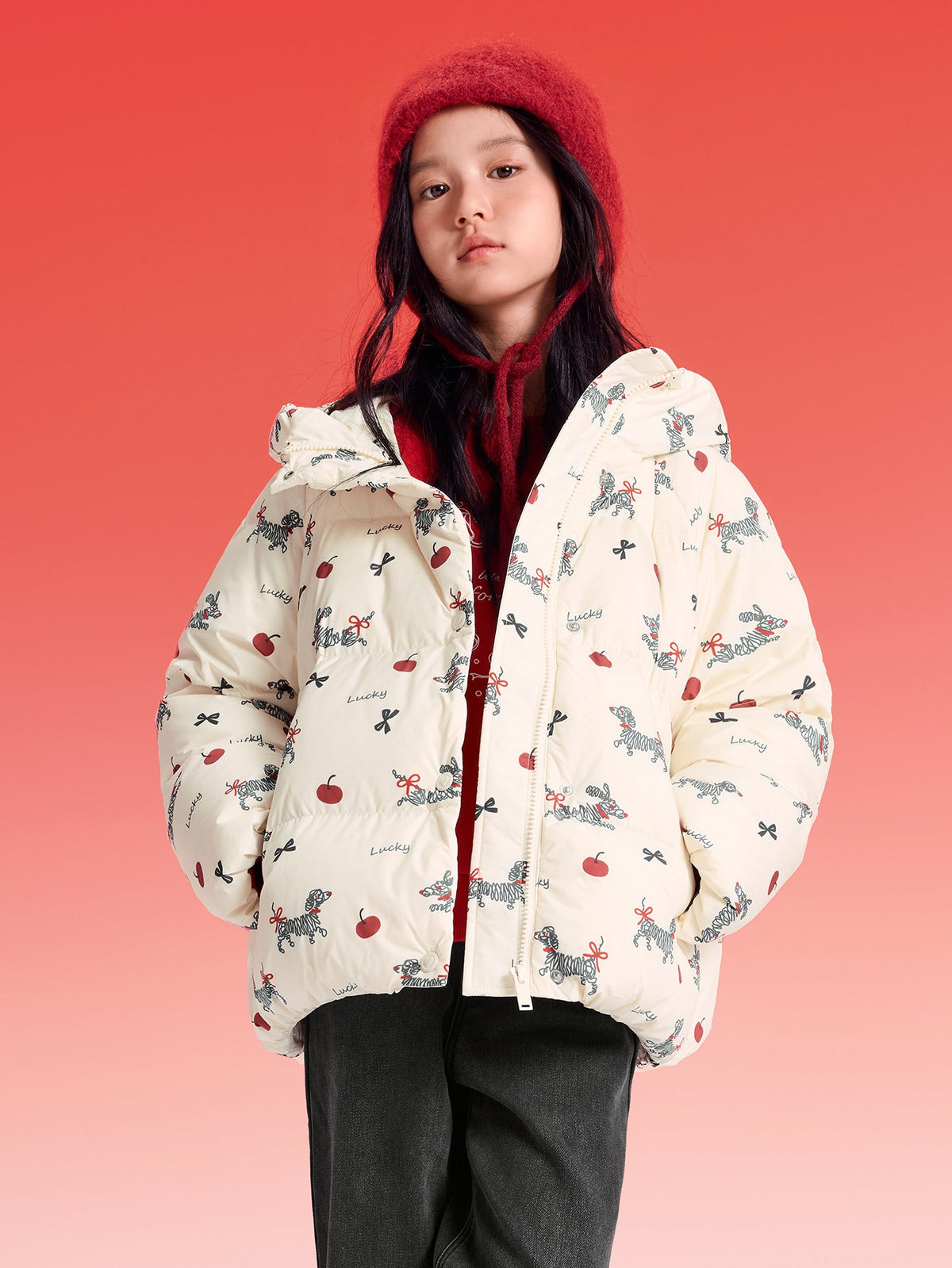 Balabala Girl Kids Down Jacket