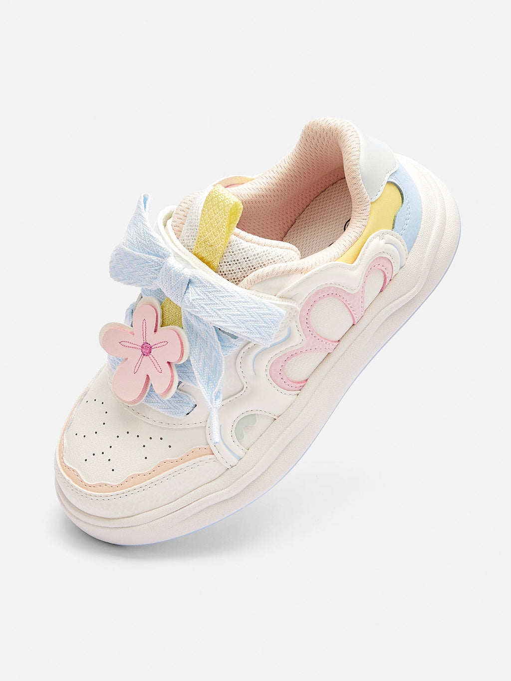 Balabala Girl Kids Cute Flower-shaped Sneakers