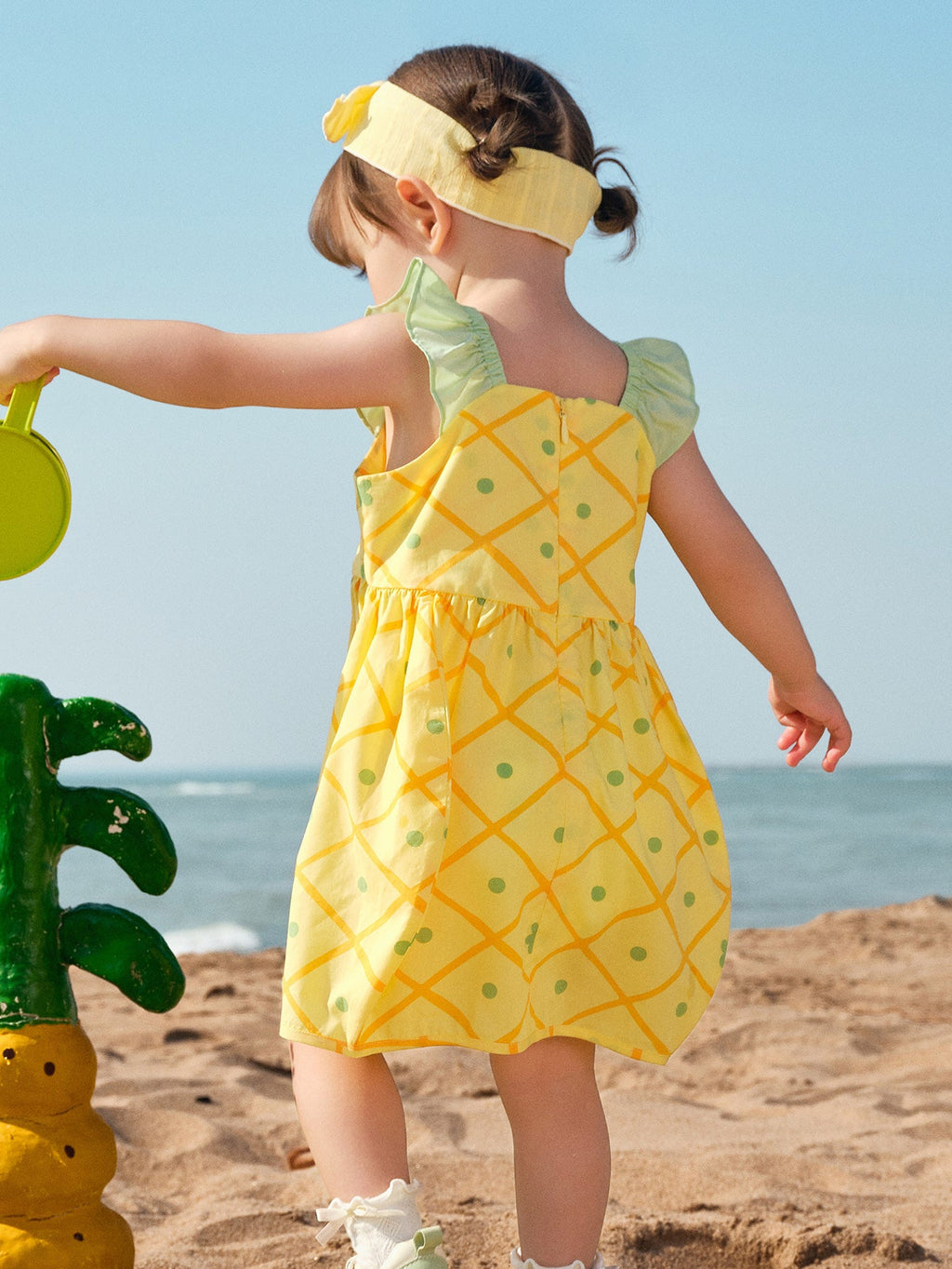 Baby Girl Vacation Cute Pineapple Dress
