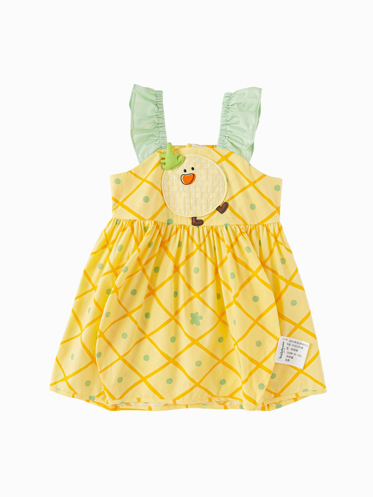 Baby Girl Vacation Cute Pineapple Dress