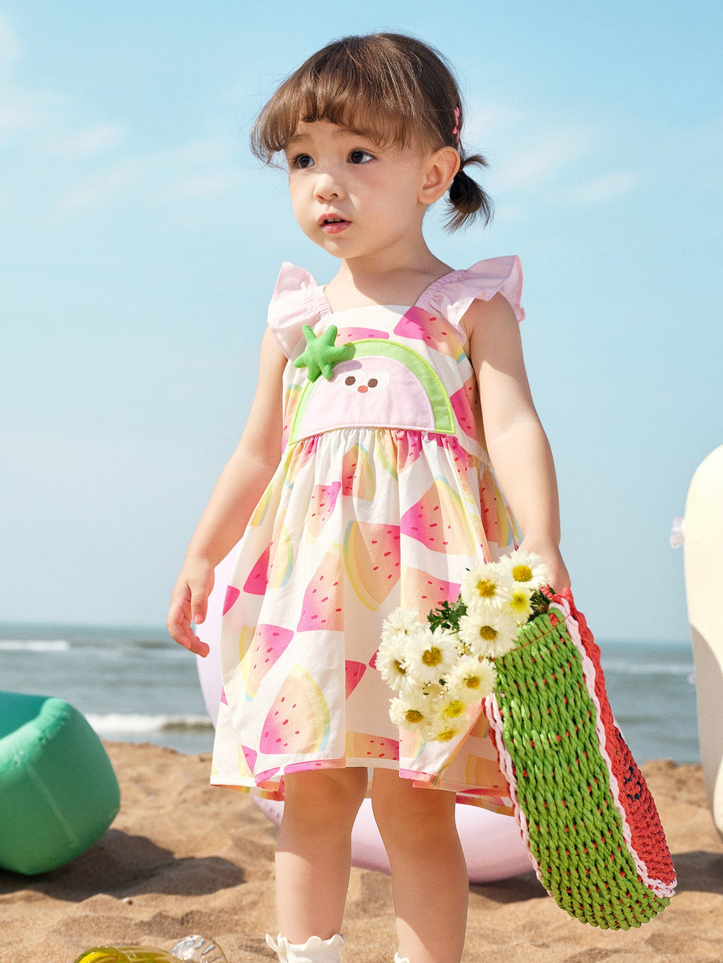 Baby Girl Vacation Cute Pineapple Dress
