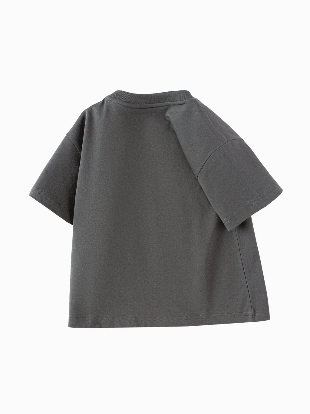 Baby Boy Round V-Neck Short-Sleeved T-Shirt