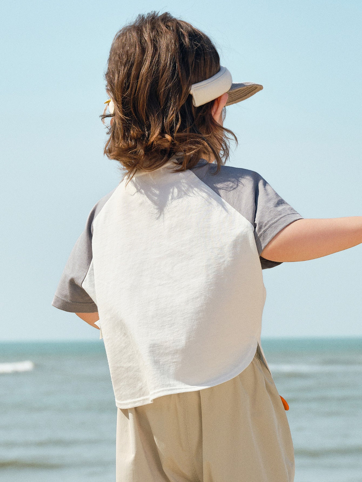 Balabala Baby Unisex 🌊Beach Summer Octopus Round Neck Short Sleeve T-Shirt