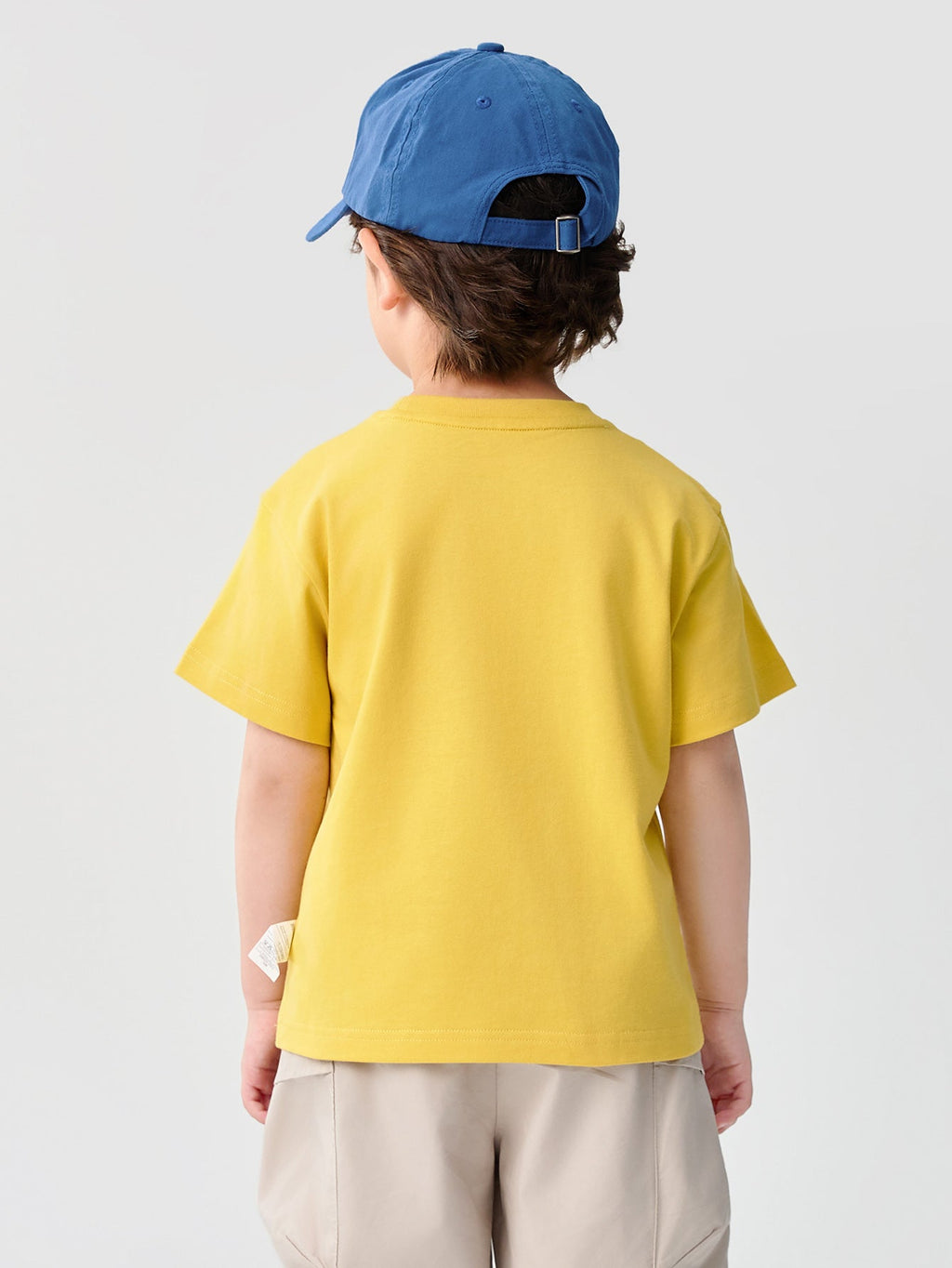 Baby Unisex Round V-Neck Short-Sleeved T-Shirt