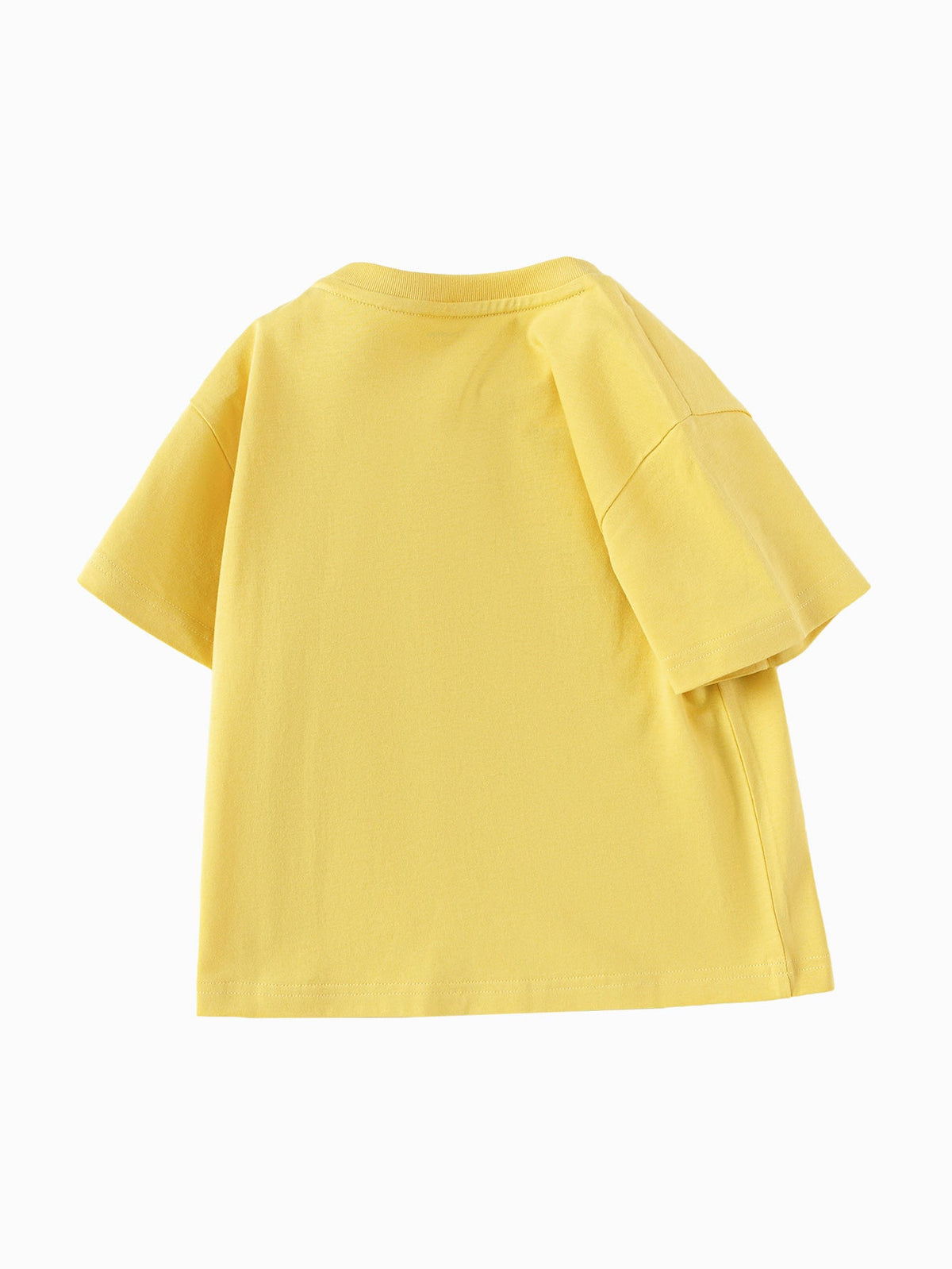 Baby Unisex Round V-Neck Short-Sleeved T-Shirt
