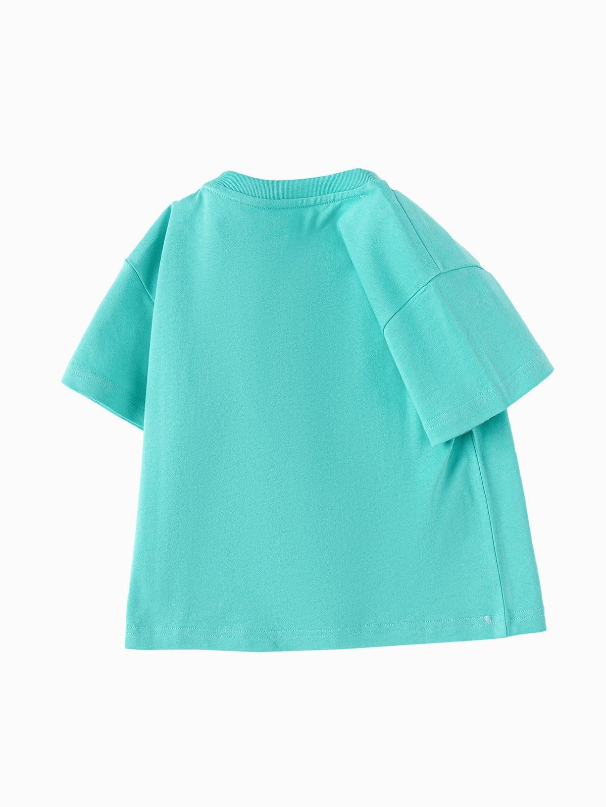 Baby Unisex Round V-Neck Short-Sleeved T-Shirt