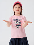 Baby Unisex Round V-Neck Short-Sleeved T-Shirt