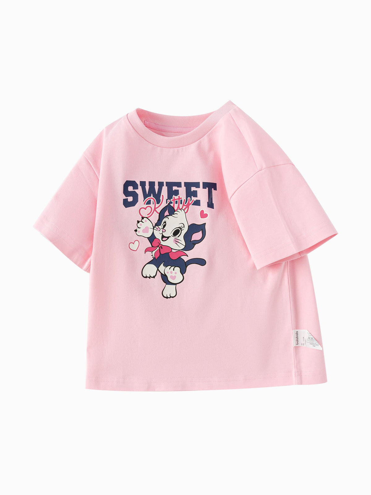Baby Unisex Round V-Neck Short-Sleeved T-Shirt