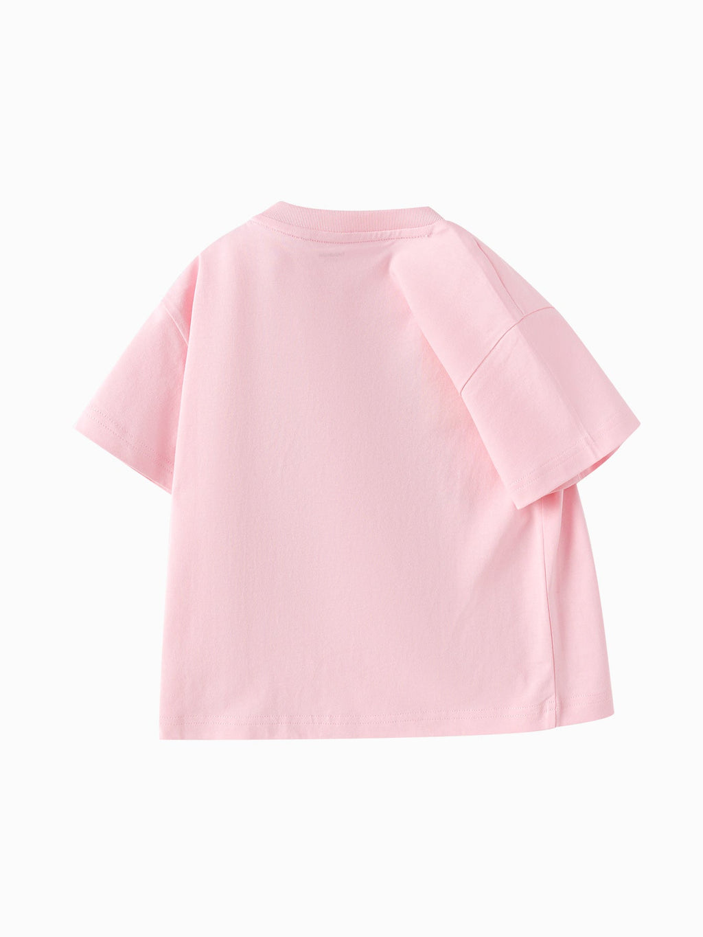 Baby Unisex Round V-Neck Short-Sleeved T-Shirt