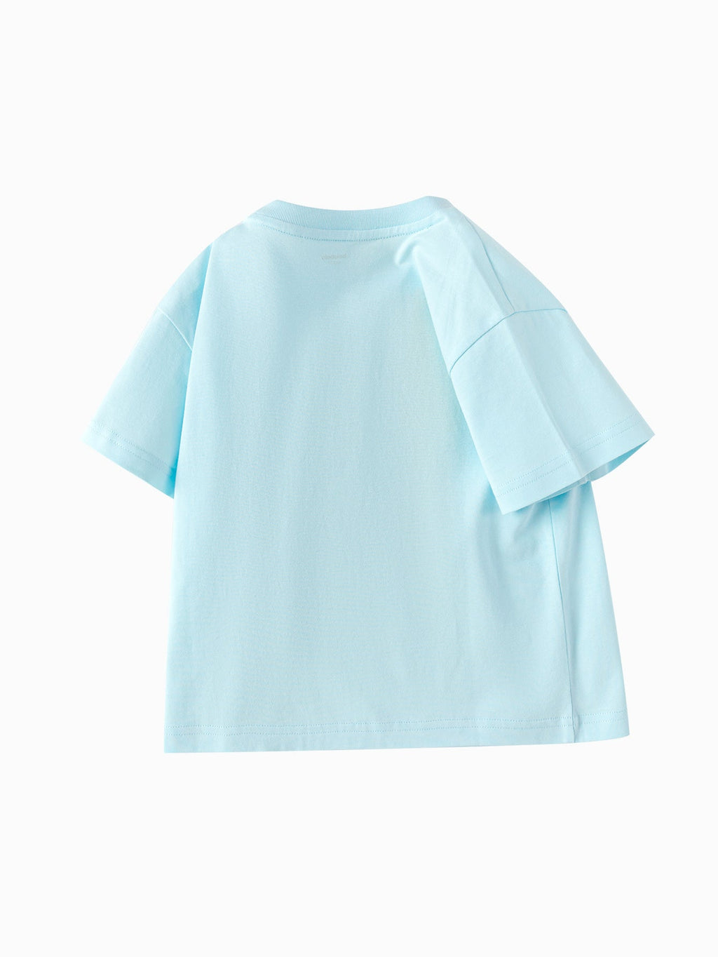 Baby Unisex Round V-Neck Short-Sleeved T-Shirt