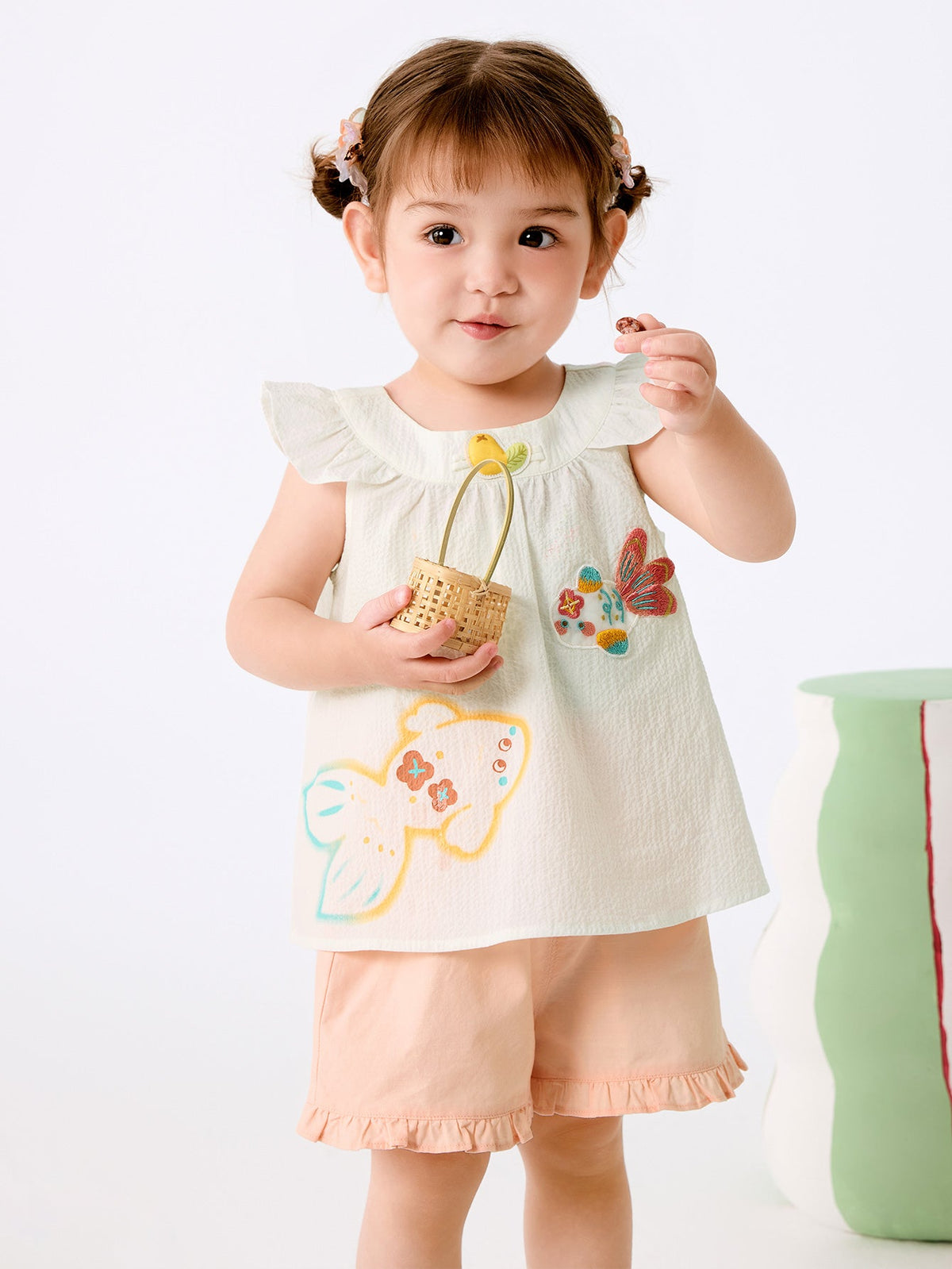 Baby Girl Short Sleeve Suit
