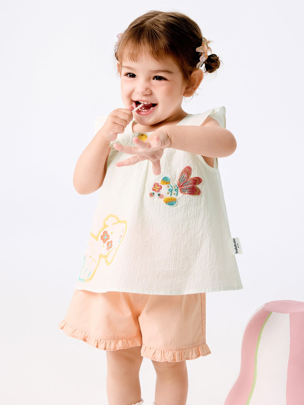 Baby Girl Short Sleeve Suit