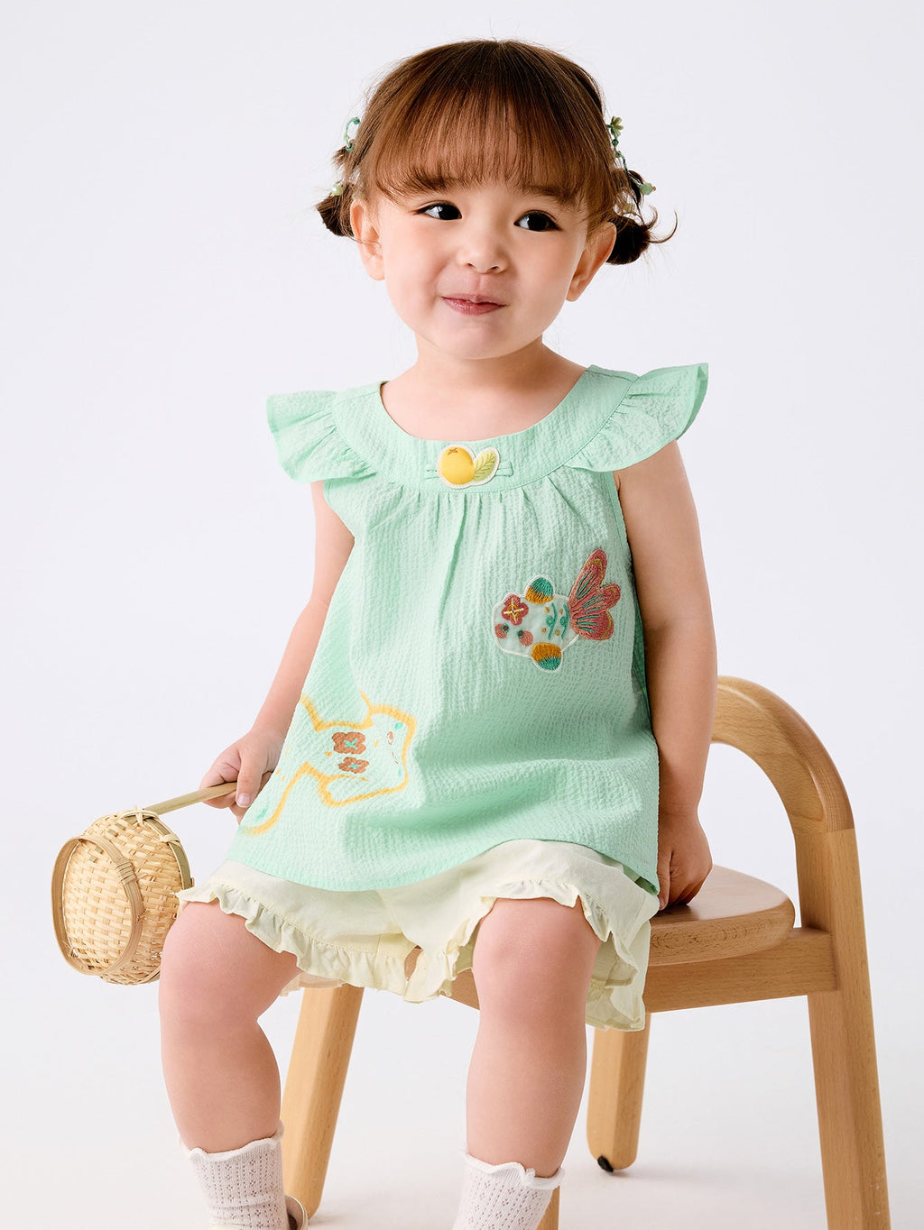 Baby Girl Short Sleeve Suit