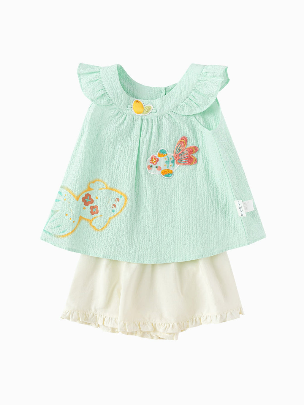 Baby Girl Short Sleeve Suit