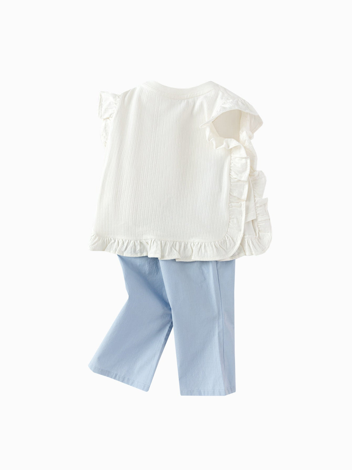 Baby Girl Woven Short Sleeve Suit