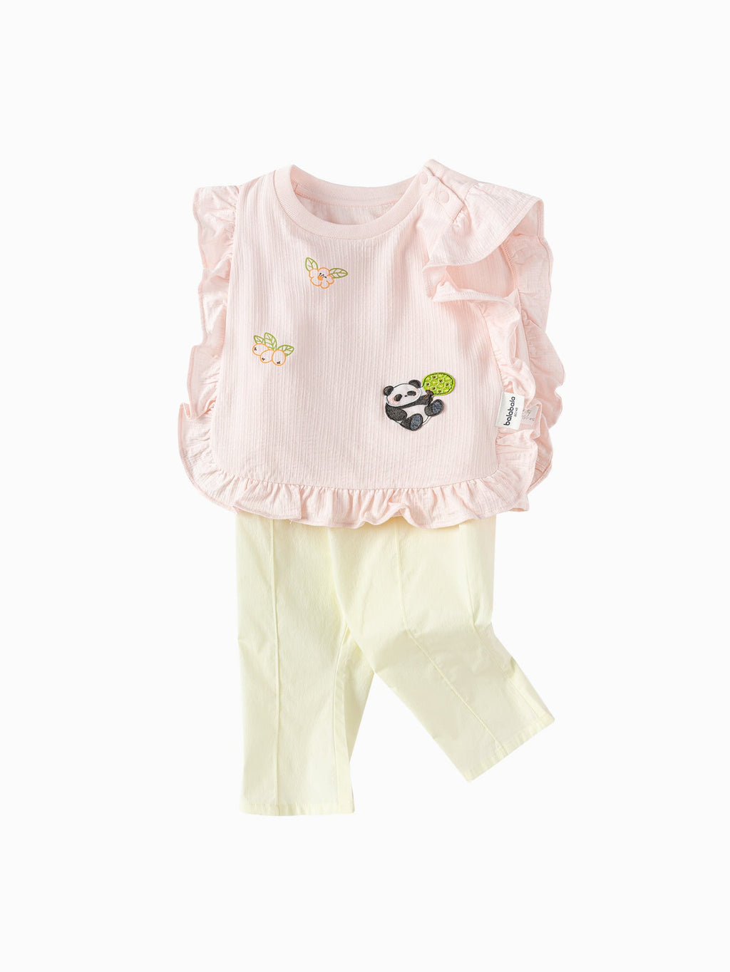 Baby Girl Woven Short Sleeve Suit