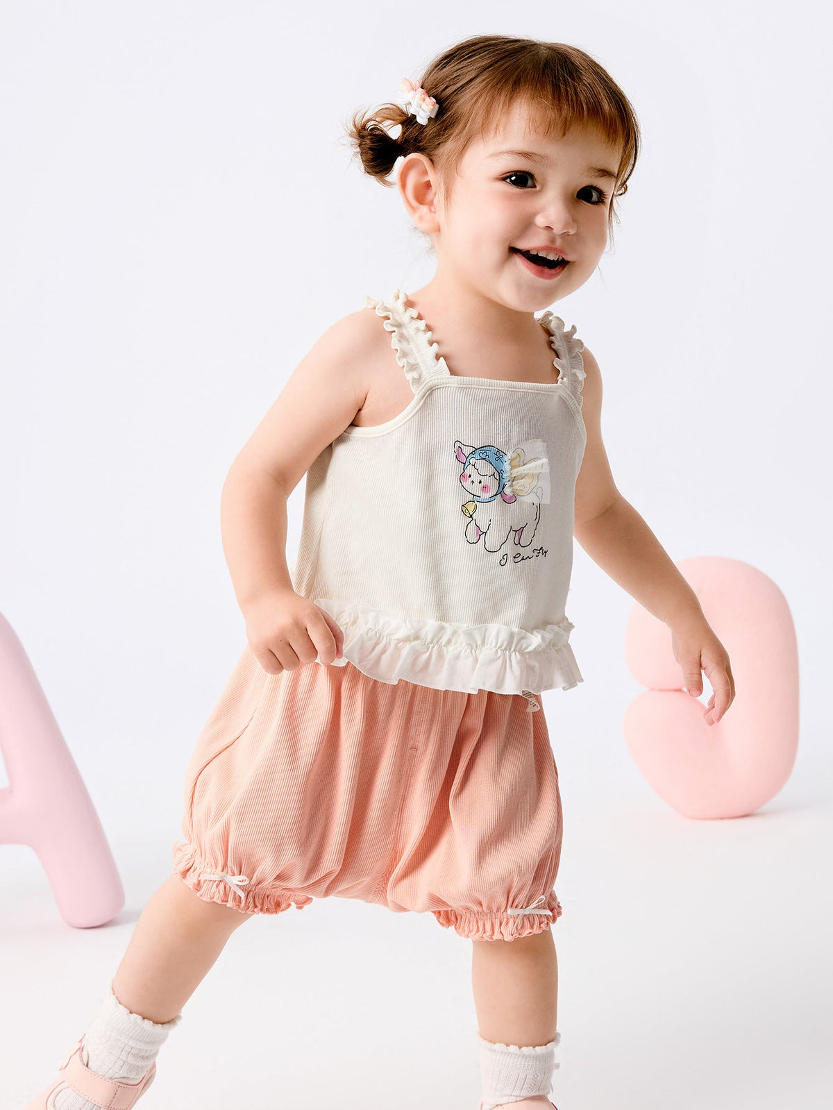 Baby Girl Short Sleeve Suit
