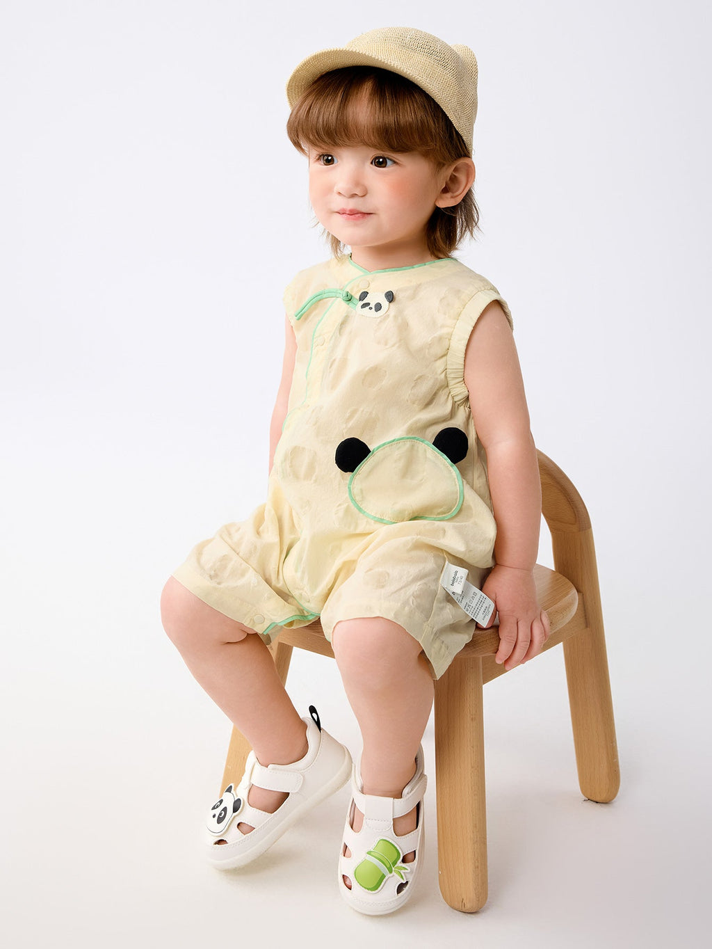 Baby Unisex Woven Jumpsuit