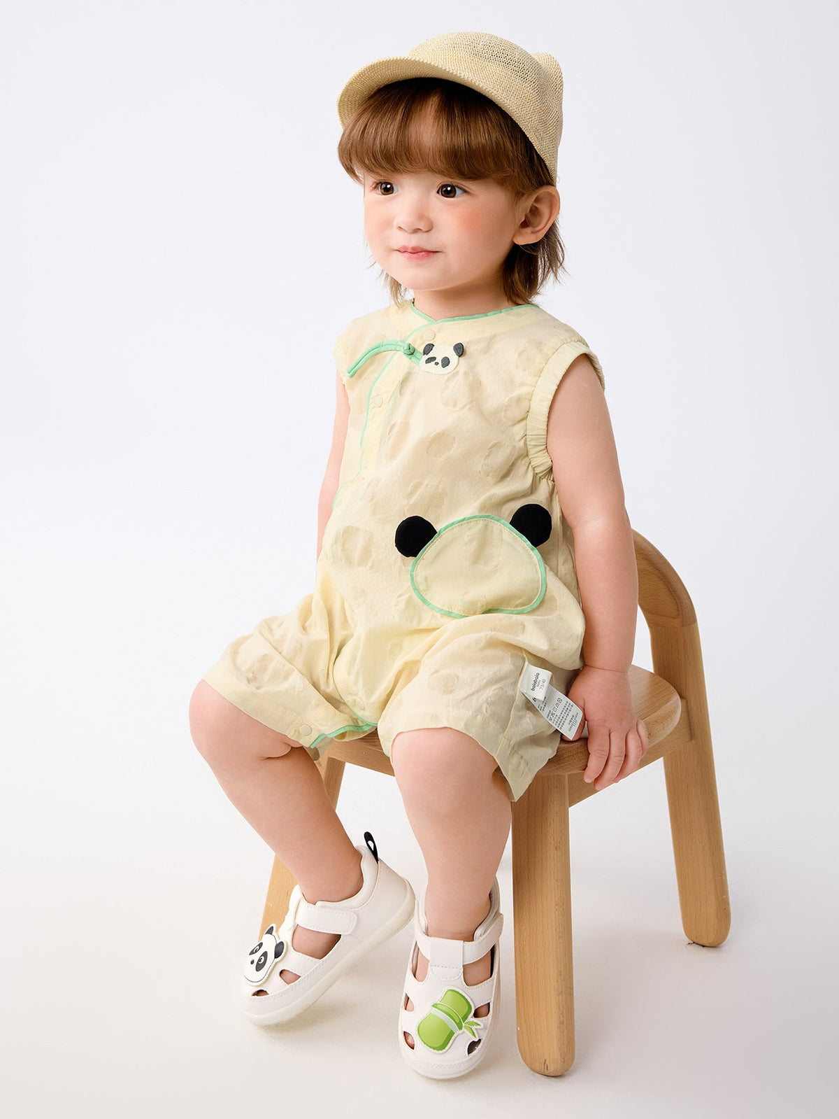 Baby Unisex Woven Jumpsuit