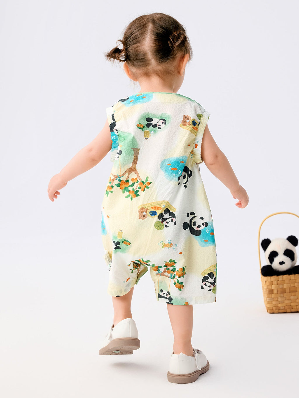 Baby Unisex Woven Jumpsuit
