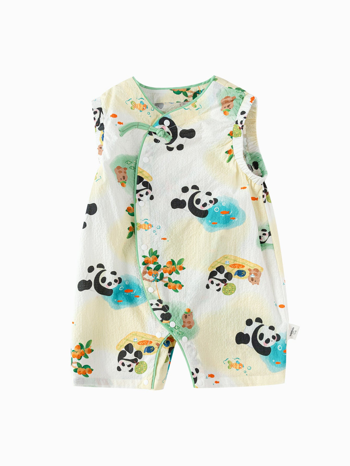 Baby Unisex Woven Jumpsuit