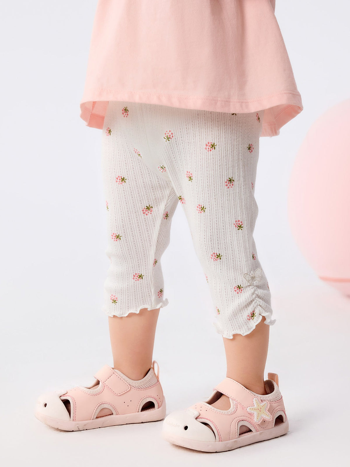 Baby Girl Base Cropped Trousers