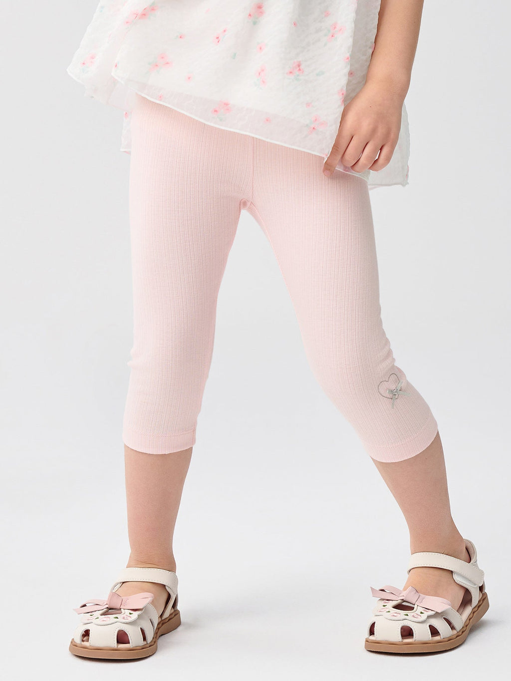 Baby Girl Base Cropped Trousers