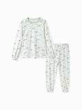 Baby Girl Round Neck Shoulder Open Underwear Suit