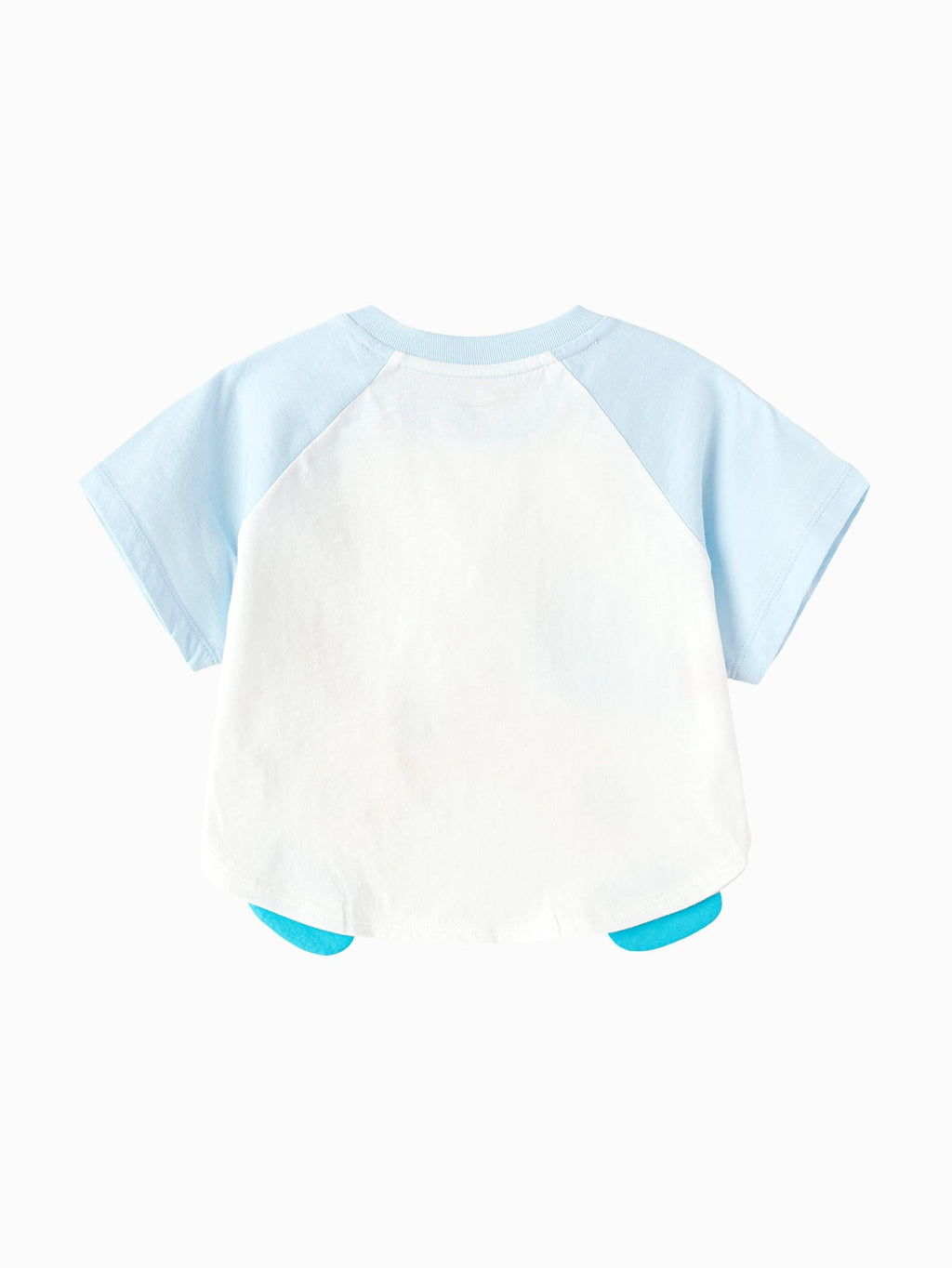 Balabala Baby Unisex 🌊Beach Summer Octopus Round Neck Short Sleeve T-Shirt