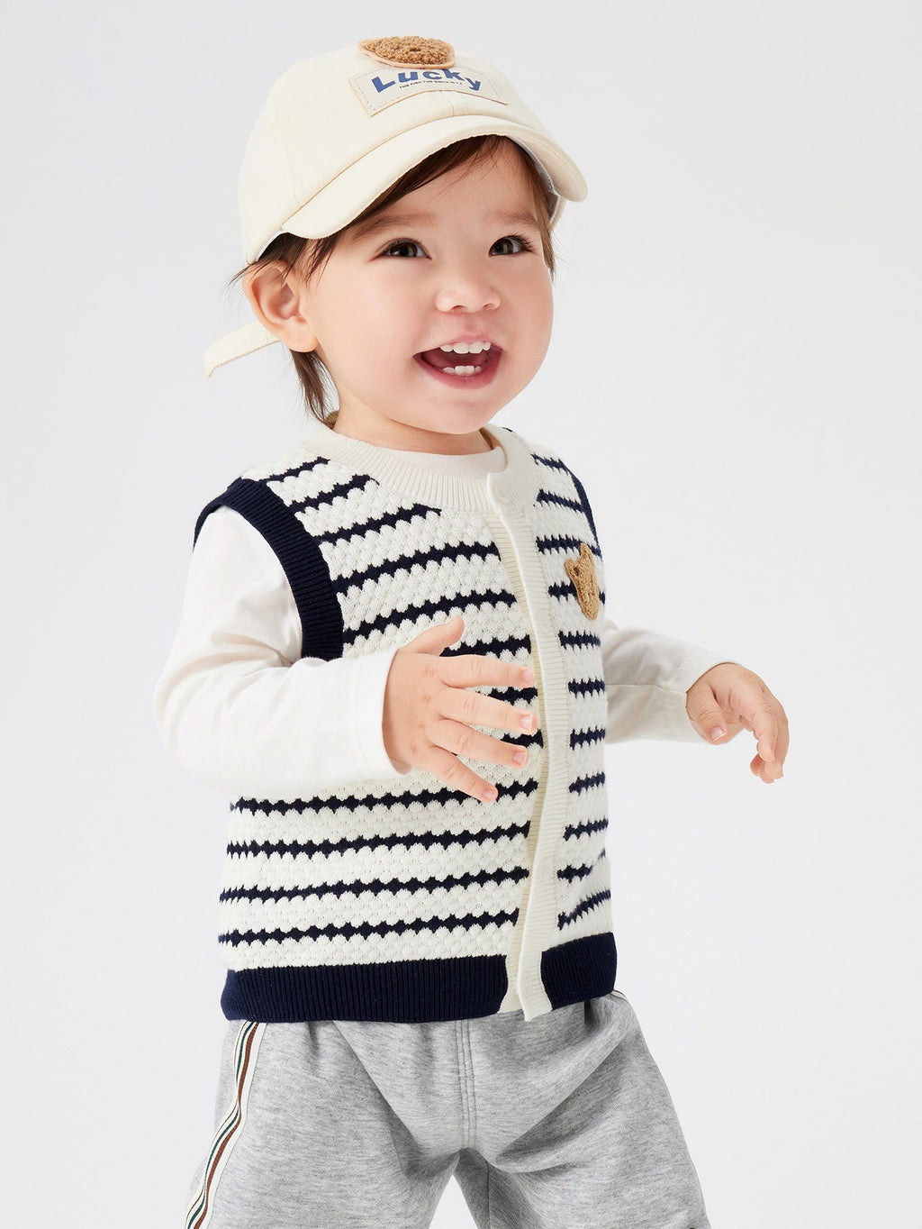 balabala Baby Casual Cute Panda Vest