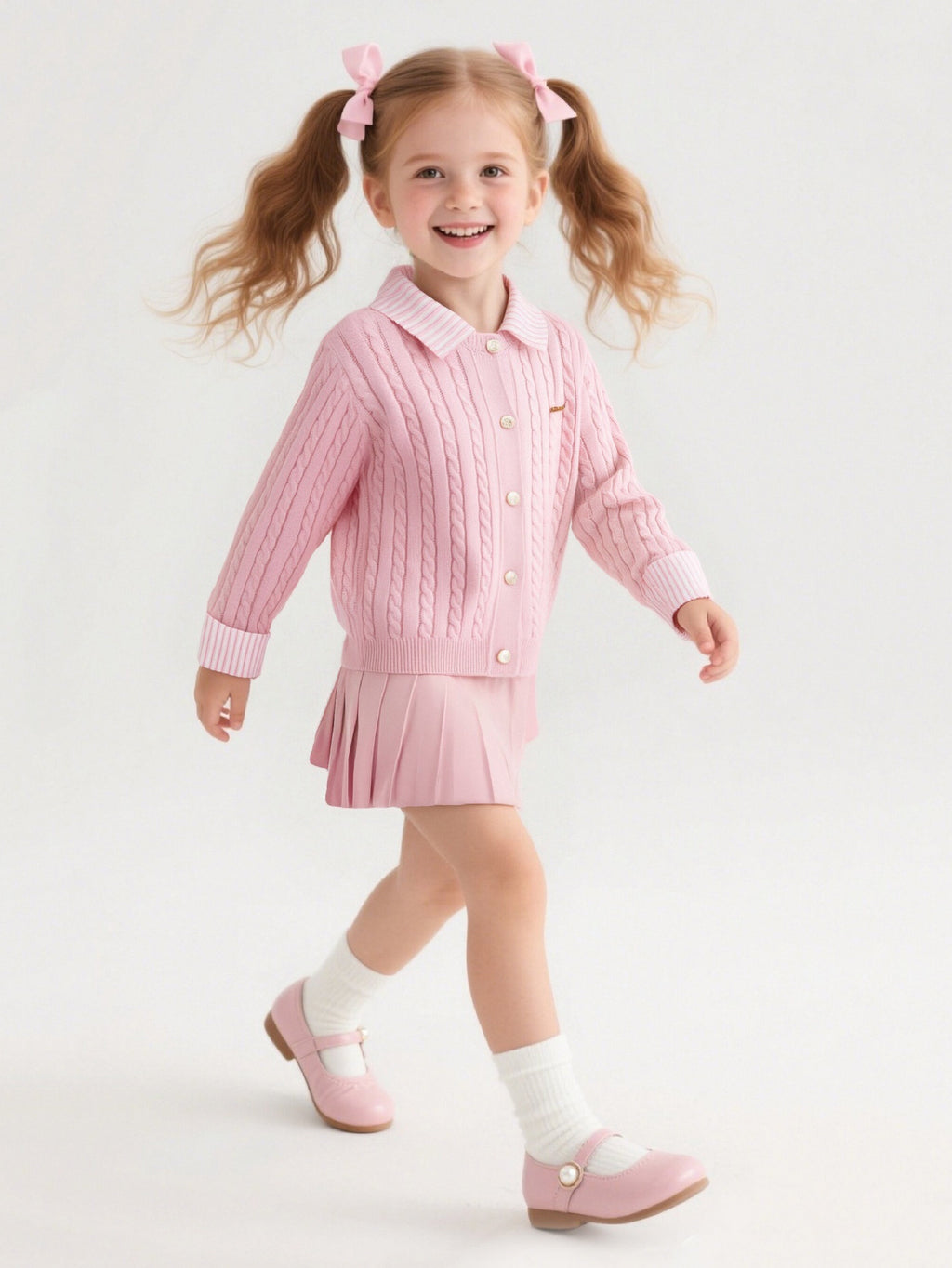 Balabala girl kids Long Sleeve Suit