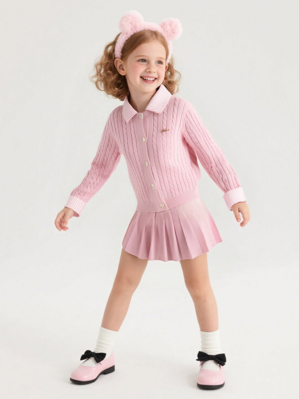 Balabala girl kids Long Sleeve Suit