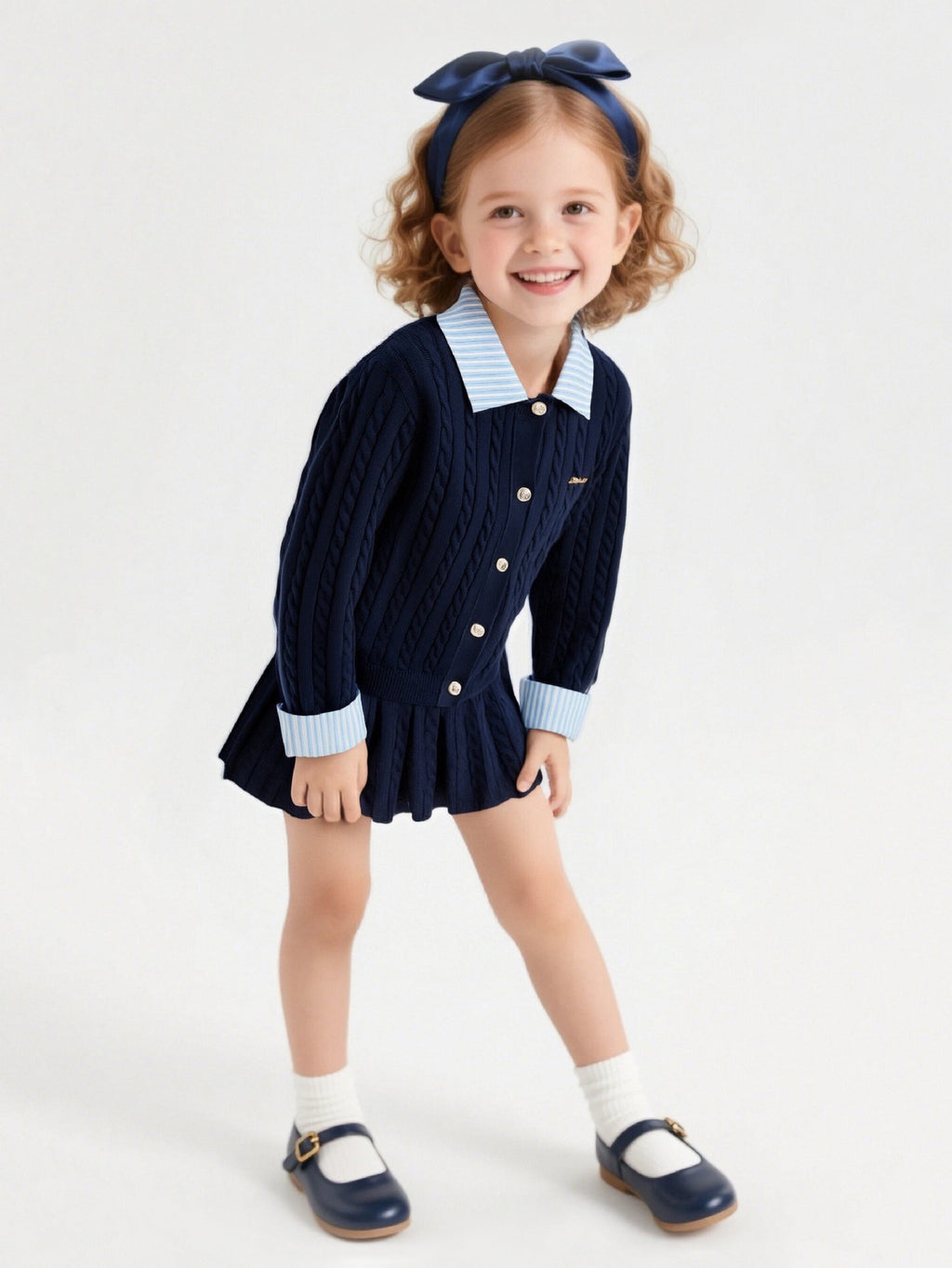 Balabala girl kids Long Sleeve Suit
