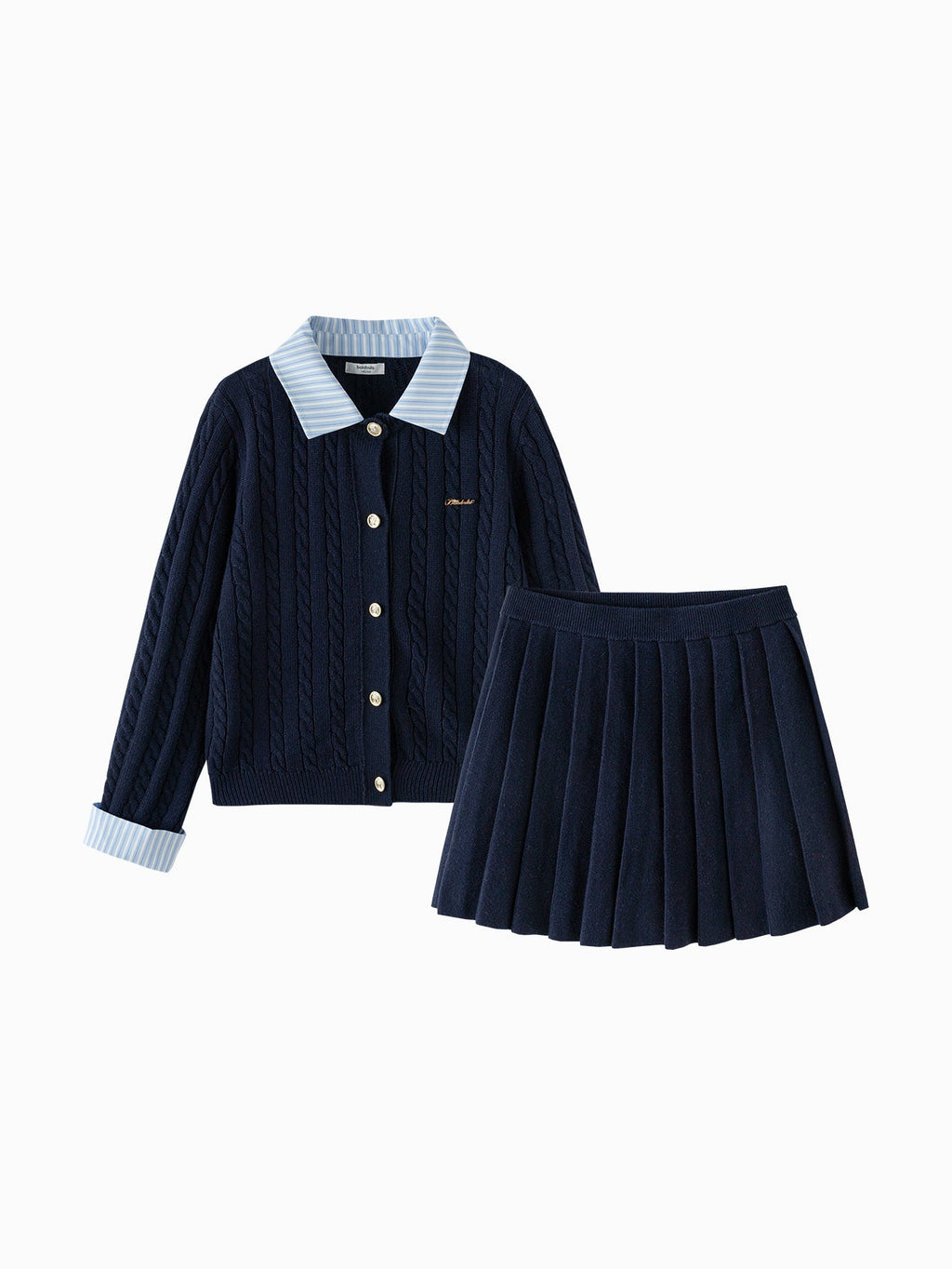 Balabala girl kids Long Sleeve Suit