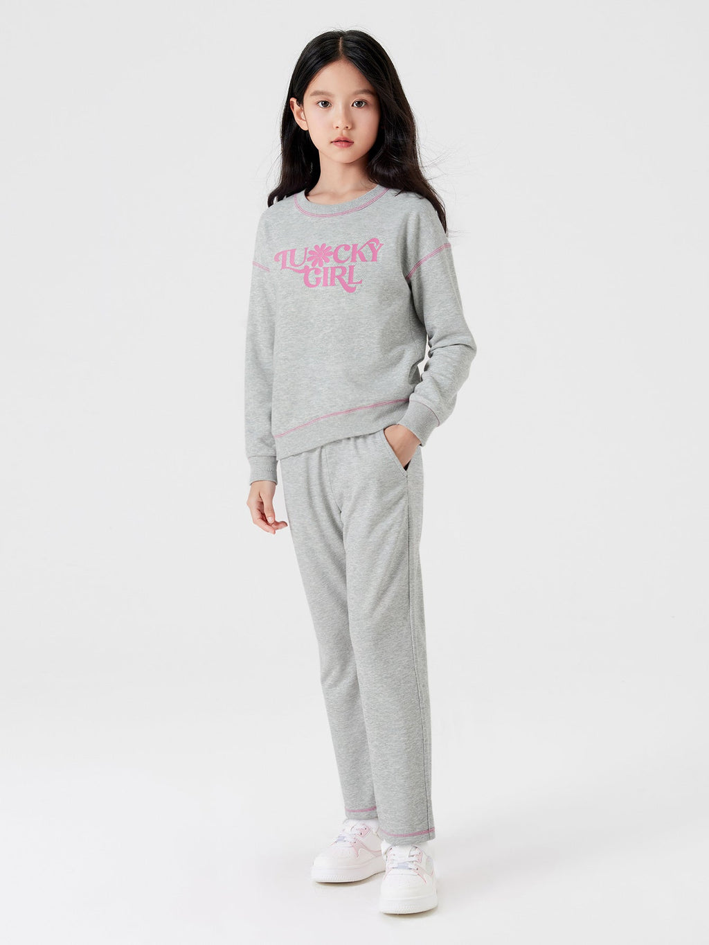 balabala girl kids Long Sleeve Suit