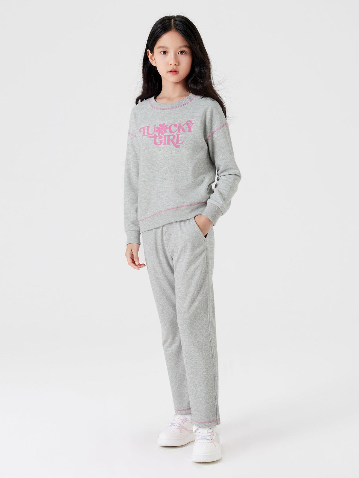 balabala girl kids Long Sleeve Suit