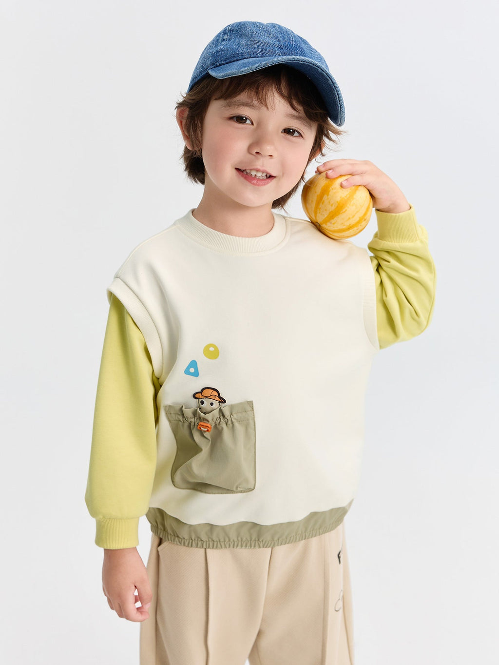 balabala boy toddler Long Sleeve Sweatshirt & Hoody