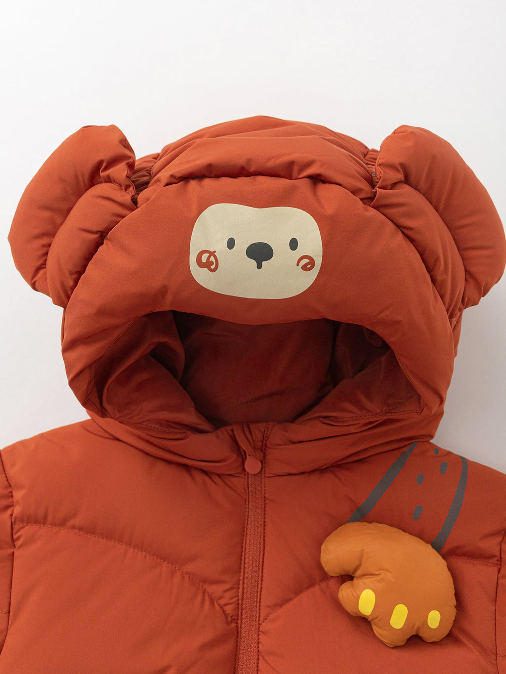 Adorable Animal-Themed Baby Toddler Down Jacket - 85% Feather Down, Warm for -5°C to 5°C, Cleanliness 700+ (Odor-Free)
